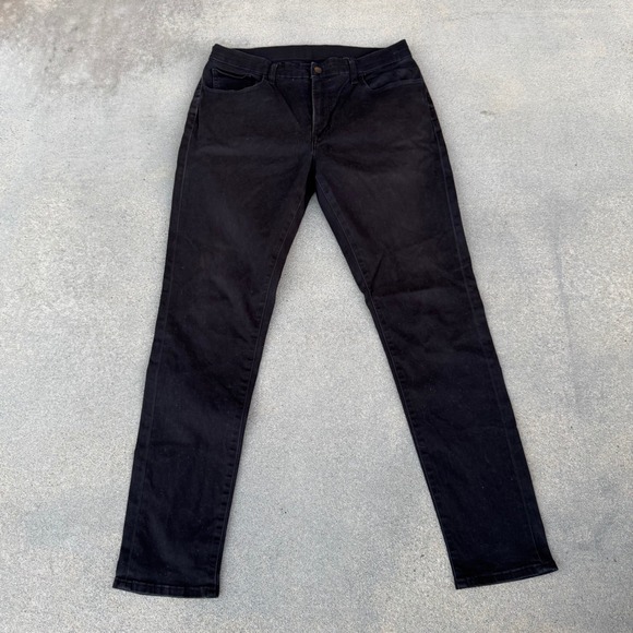 Uniqlo Other - Uniqlo EZY Skinny Fit Color Jeans Mens Large Black Stretch Pants Size 32